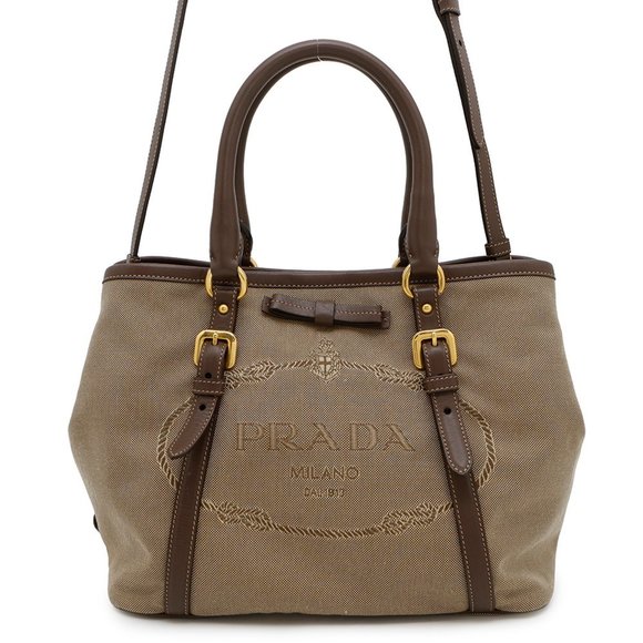 PRADA Brown Shoulder Bag - Picture 1 of 15